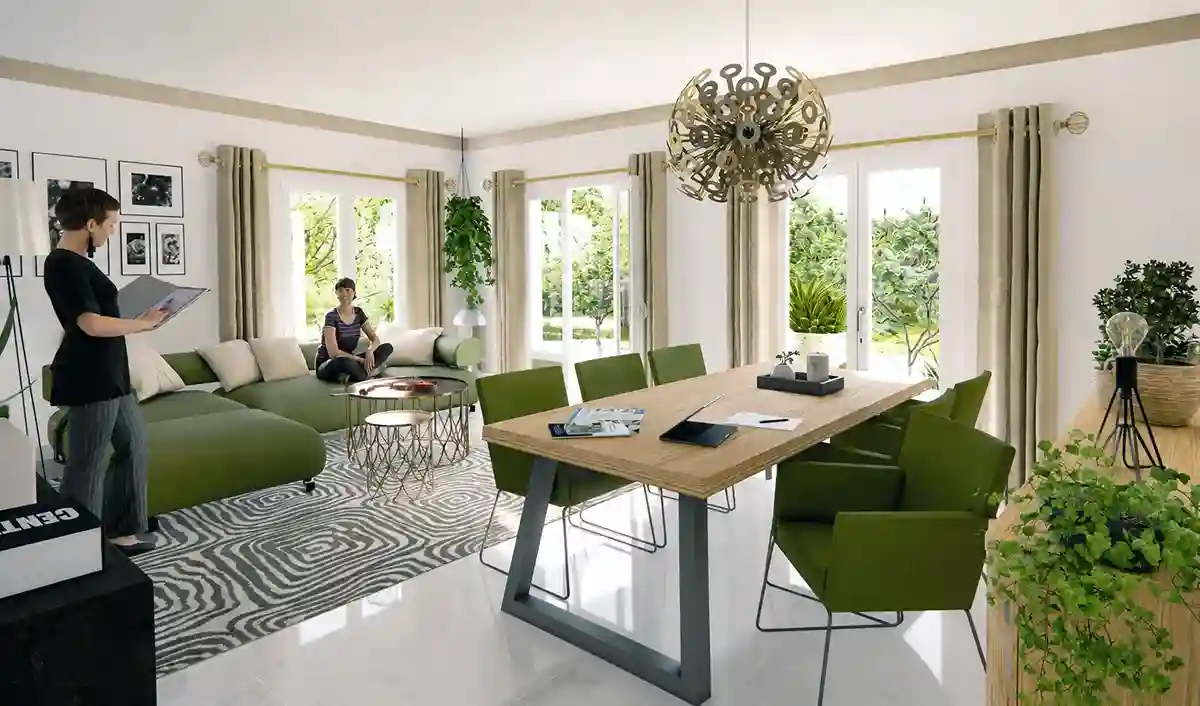Rénovation pour un un projet avant simulation architecturale 3D