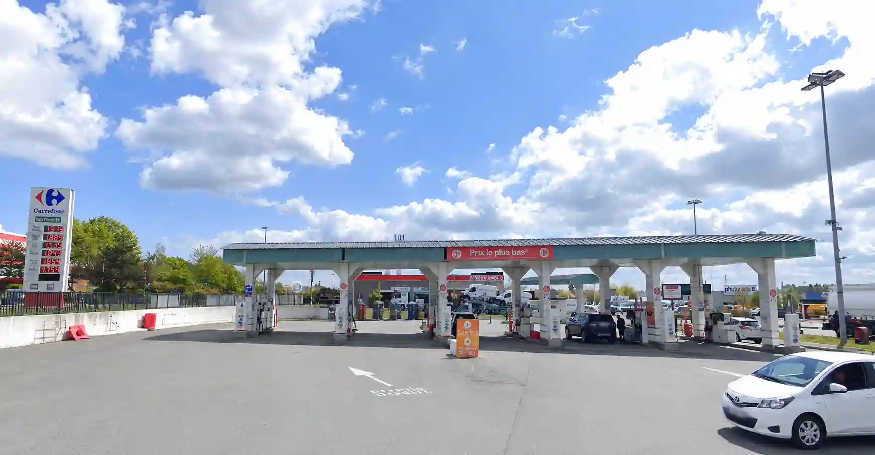 Station-service en Bretagne - état existant