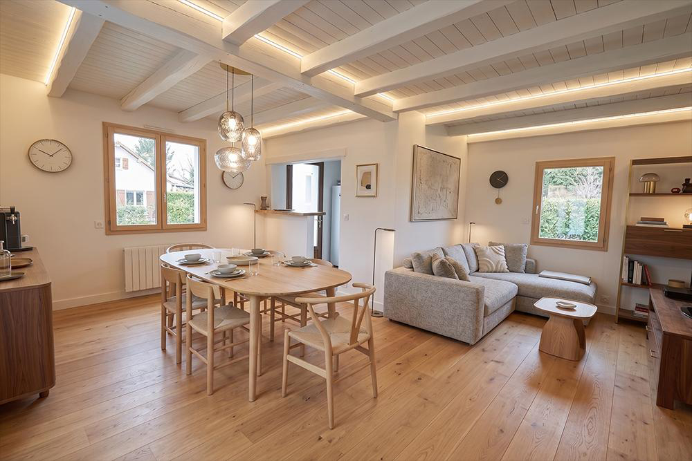 Pièce de vie en Vendée - après rénovation