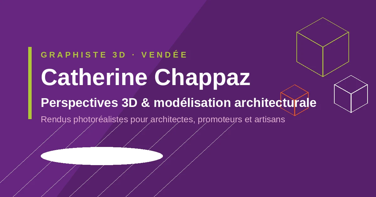 Catherine Chappaz, graphiste 3D à La Roche-sur-Yon